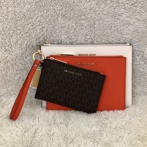 Michael Kors Jet Set Travel Wristlet Trio